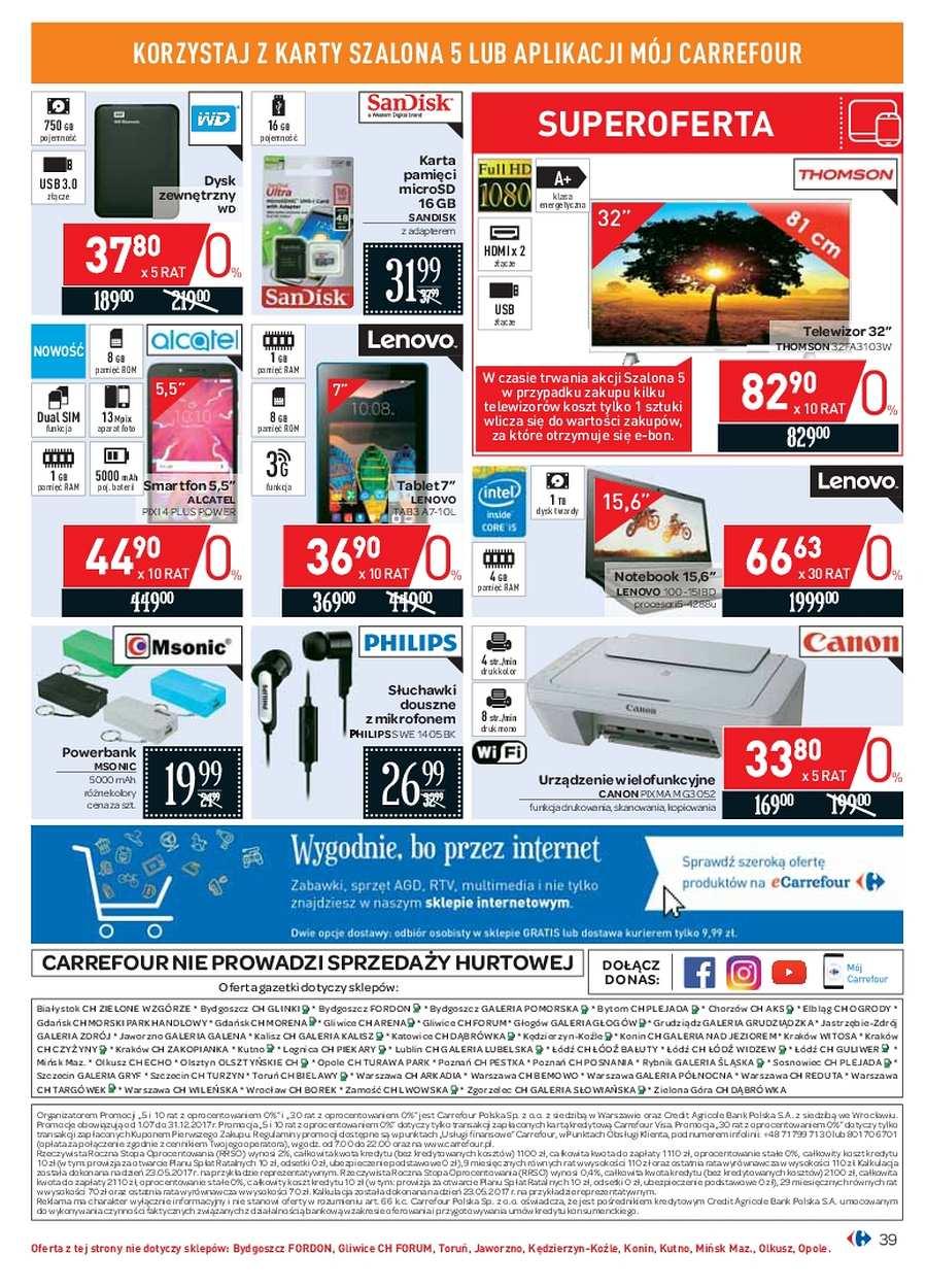 Gazetka promocyjna Carrefour str. 39