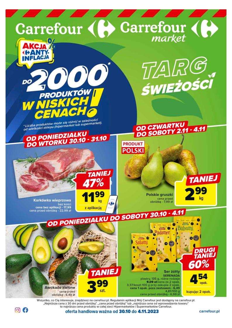 Gazetka promocyjna Carrefour str. 1