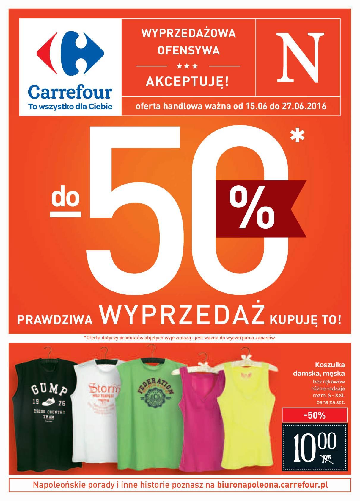 Gazetka promocyjna Carrefour str. 1