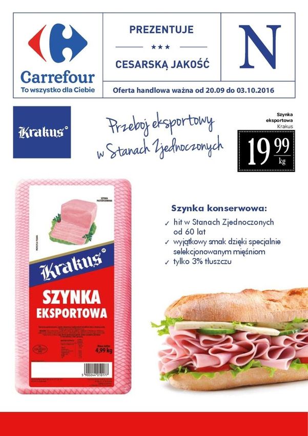 Gazetka promocyjna Carrefour str. 1