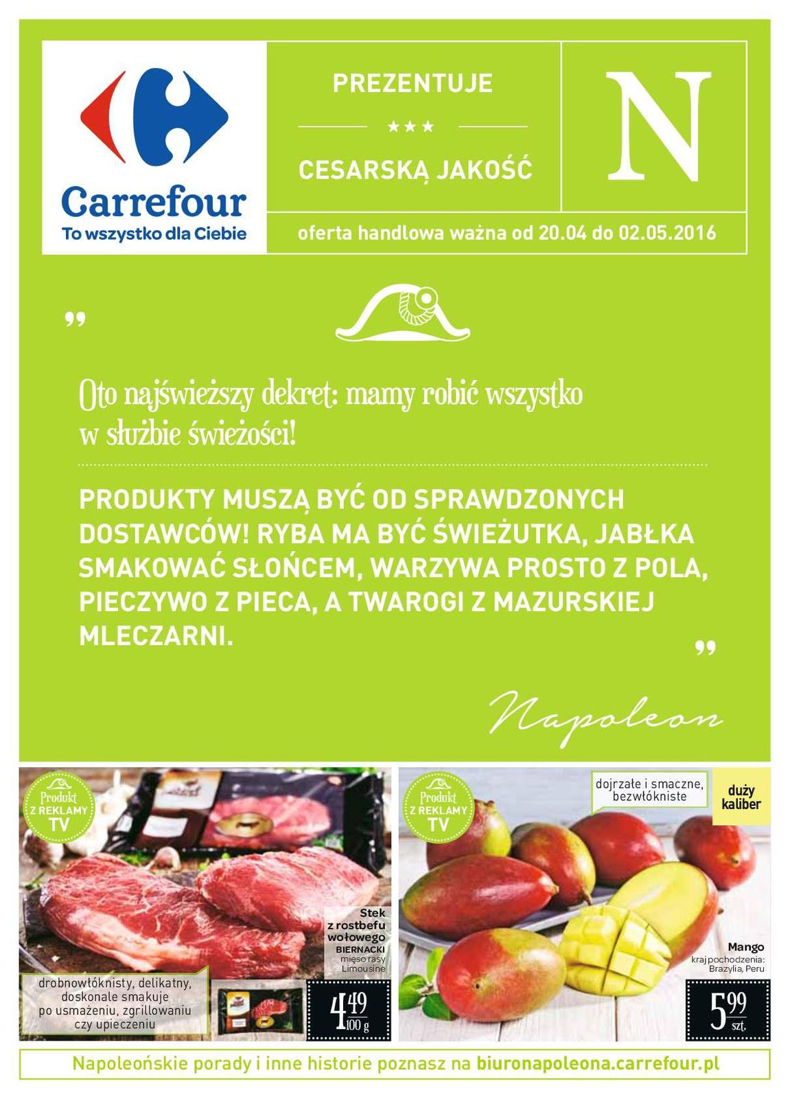 Gazetka promocyjna Carrefour str. 1