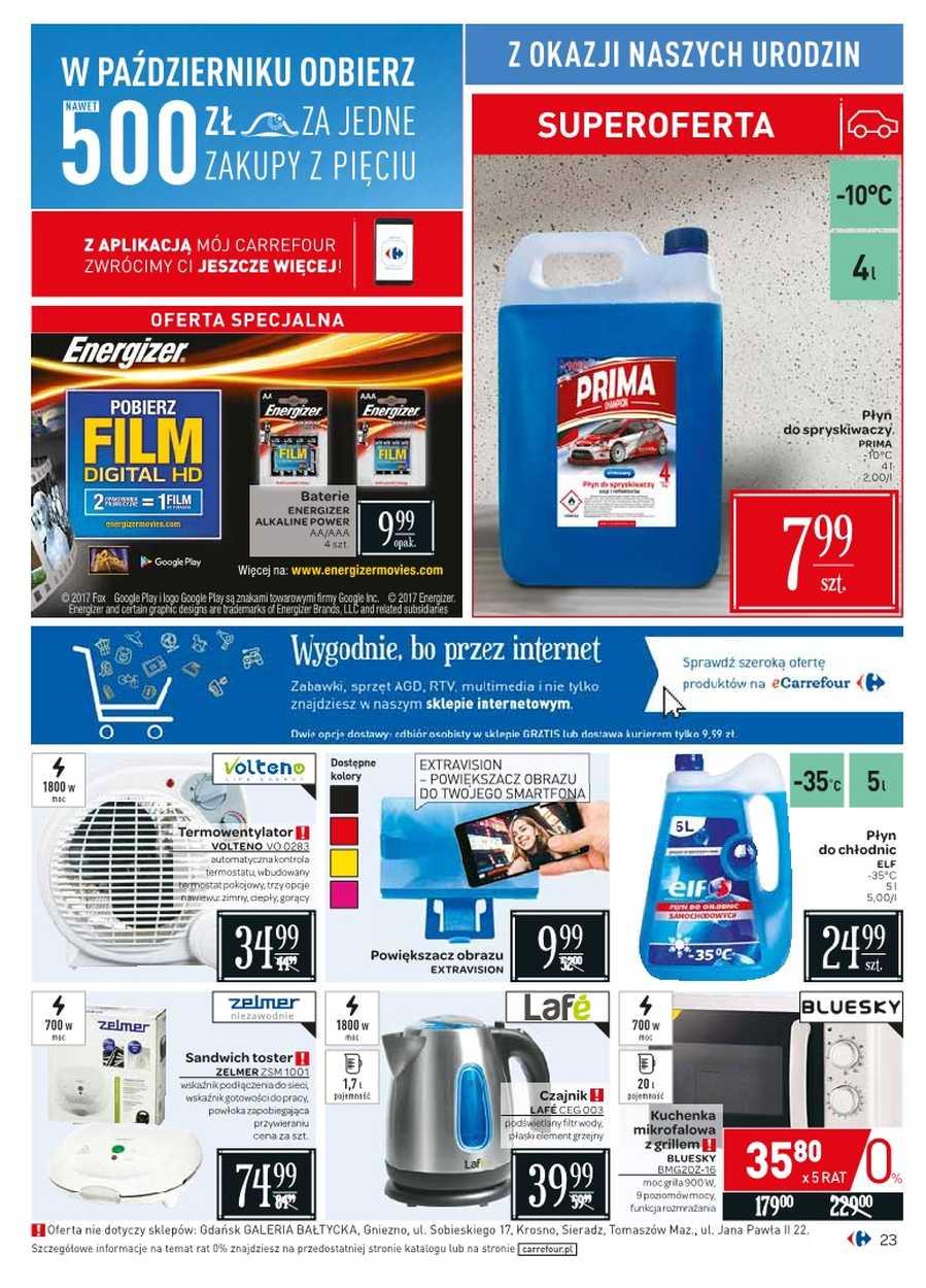 Gazetka promocyjna Carrefour str. 23