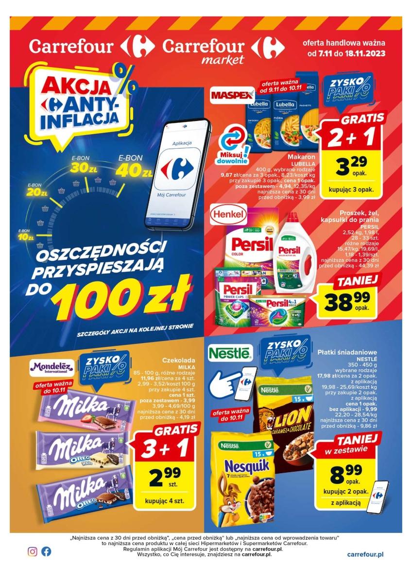 Gazetka promocyjna Carrefour str. 1