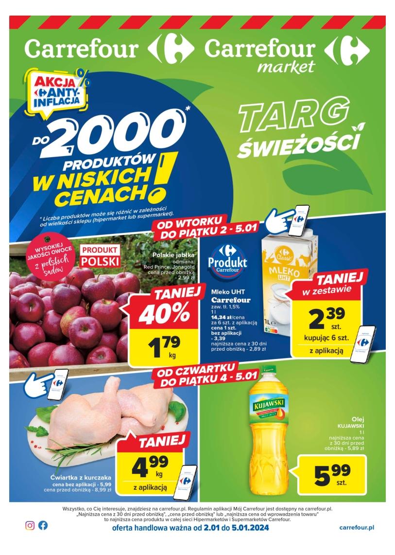 Gazetka promocyjna Carrefour str. 1