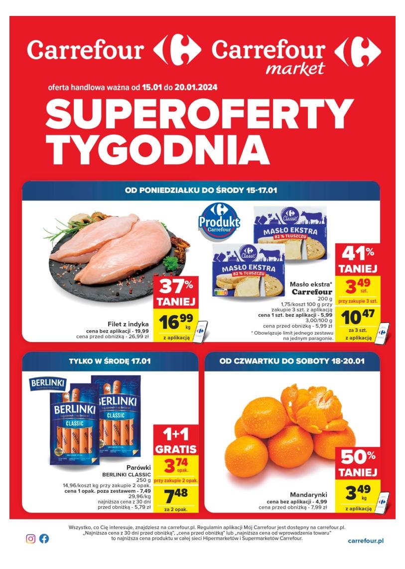 Gazetka promocyjna Carrefour str. 1