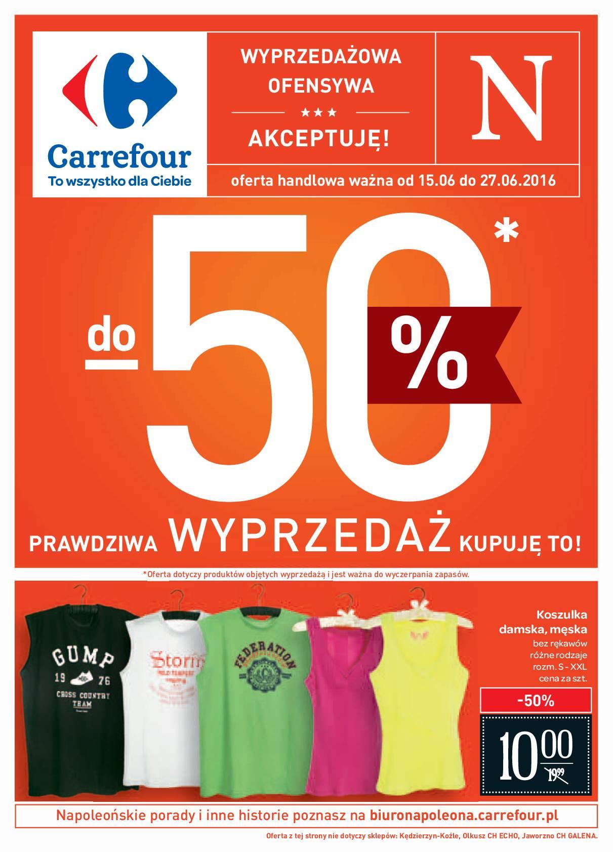 Gazetka promocyjna Carrefour str. 1