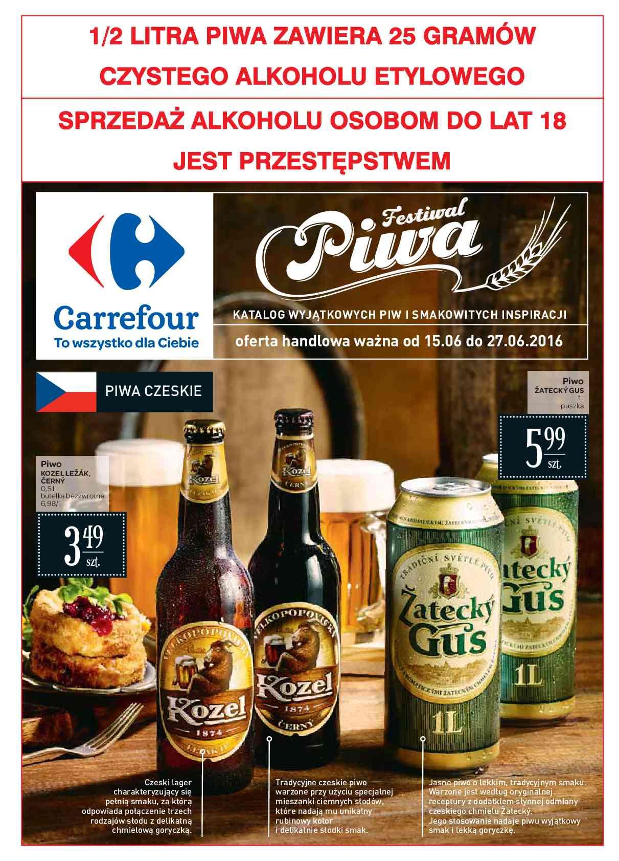 Gazetka promocyjna Carrefour str. 1