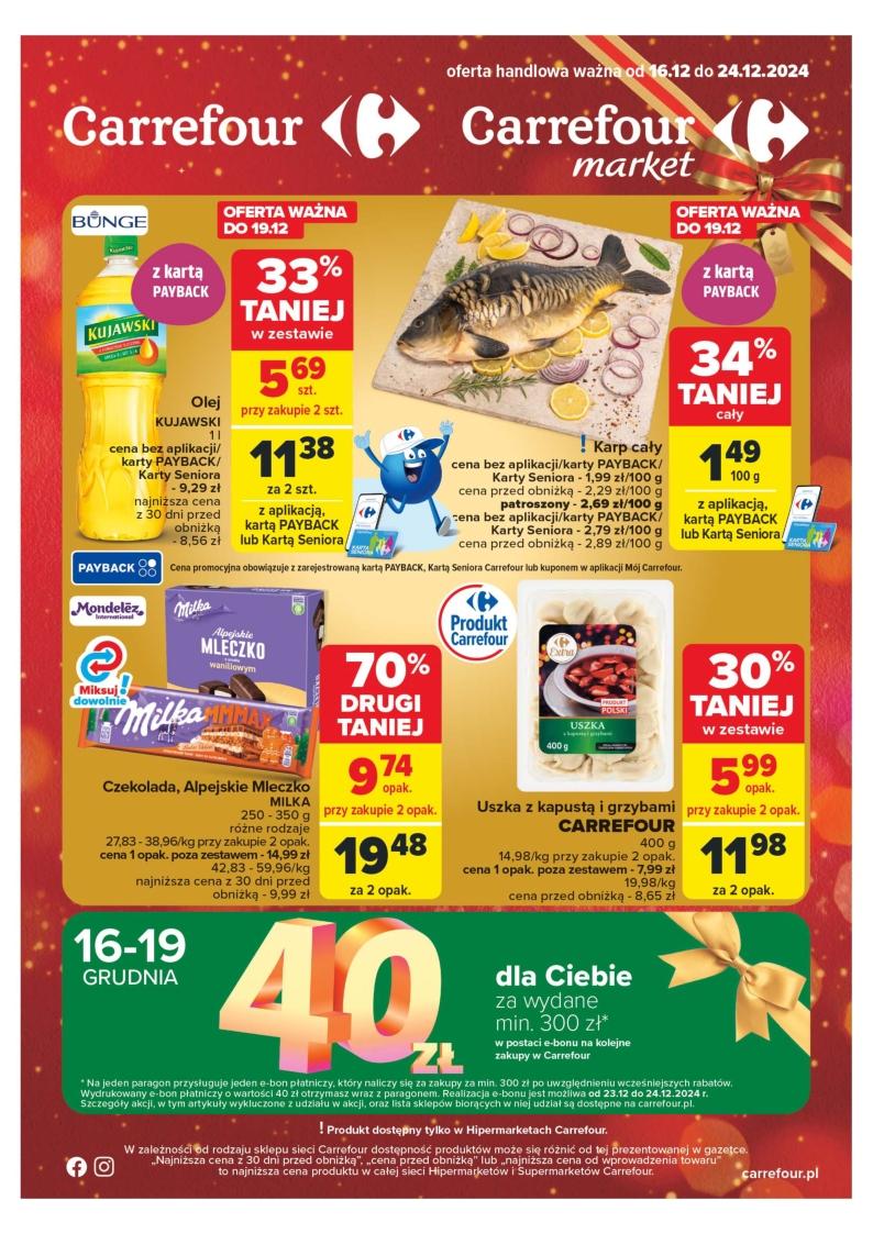 Gazetka promocyjna Carrefour str. 1