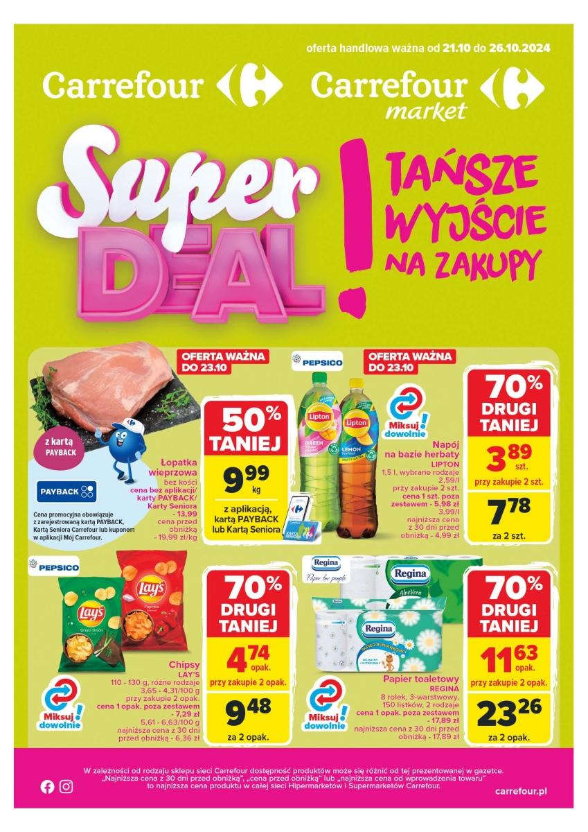 Gazetka promocyjna Carrefour str. 1