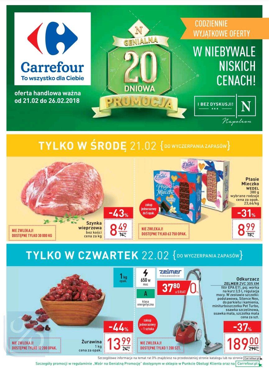 Gazetka promocyjna Carrefour str. 1