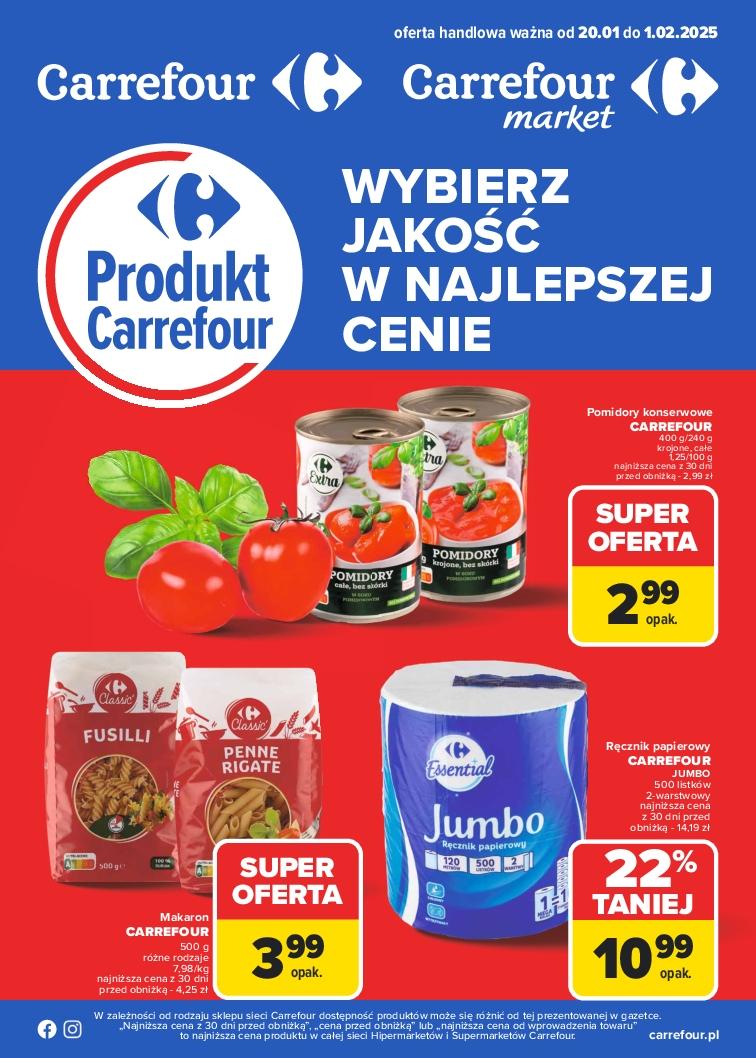 Gazetka promocyjna Carrefour str. 1