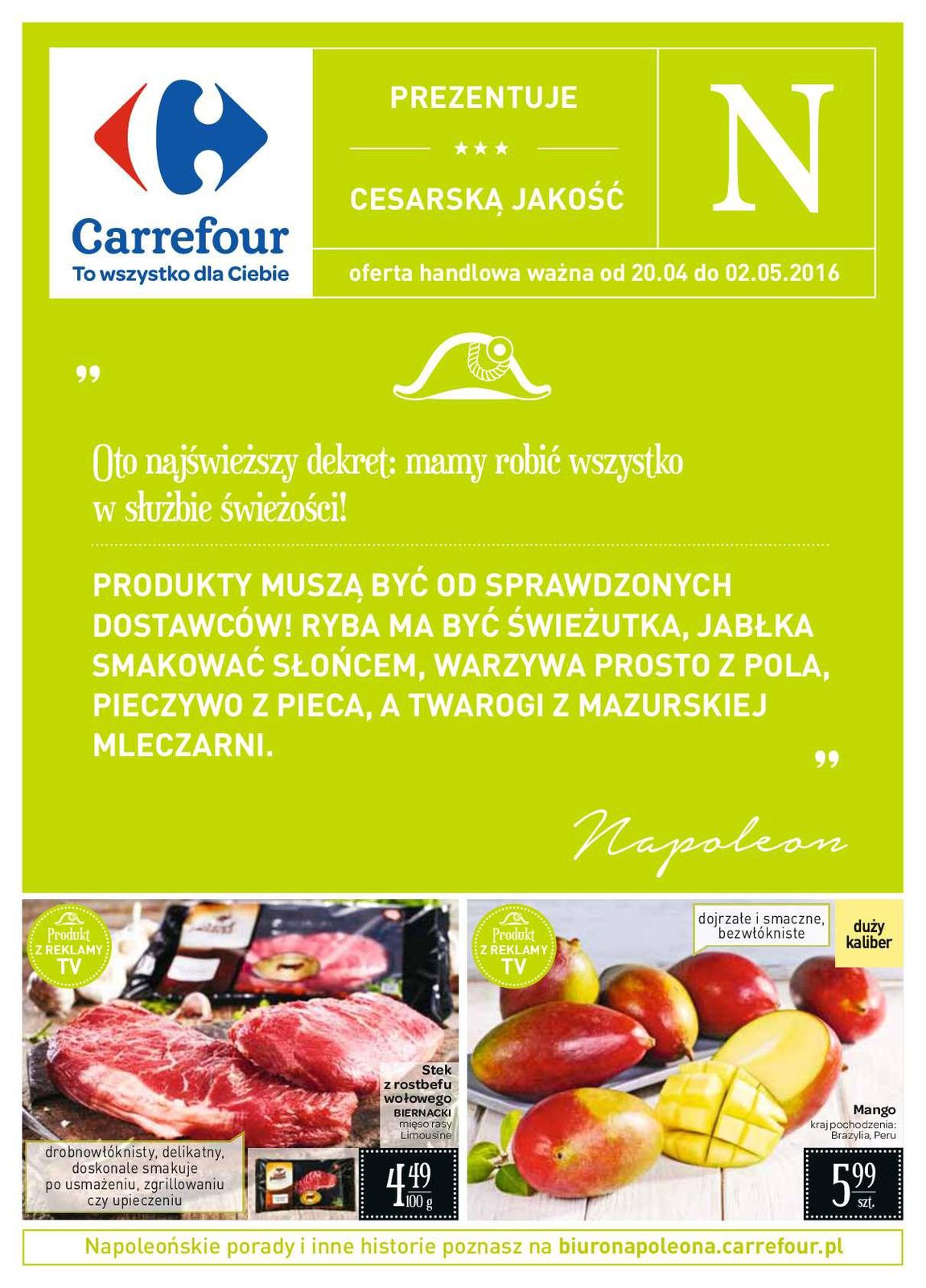 Gazetka promocyjna Carrefour str. 1