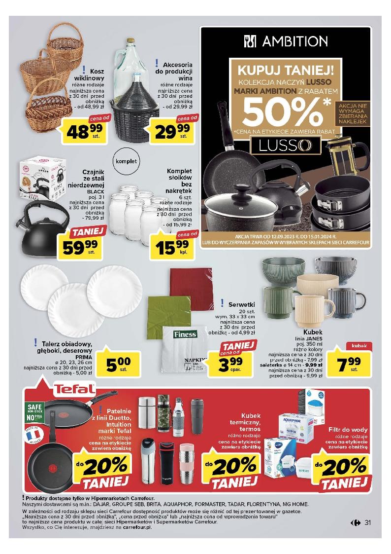 Gazetka promocyjna Carrefour str. 31