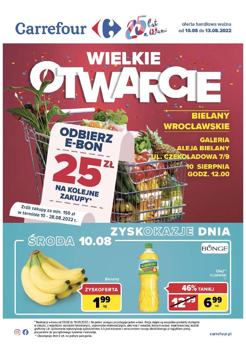 Gazetka promocyjna Carrefour str. 1