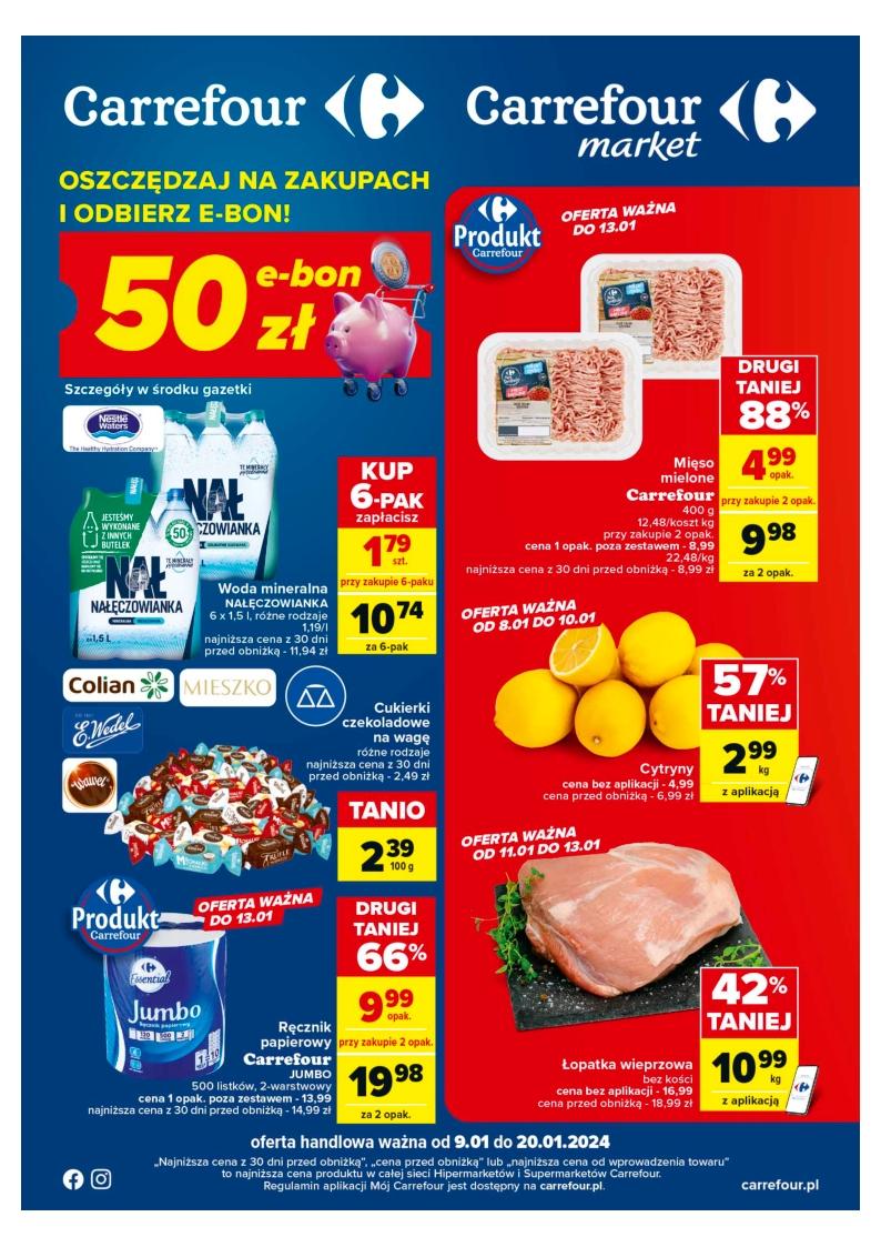 Gazetka promocyjna Carrefour str. 1