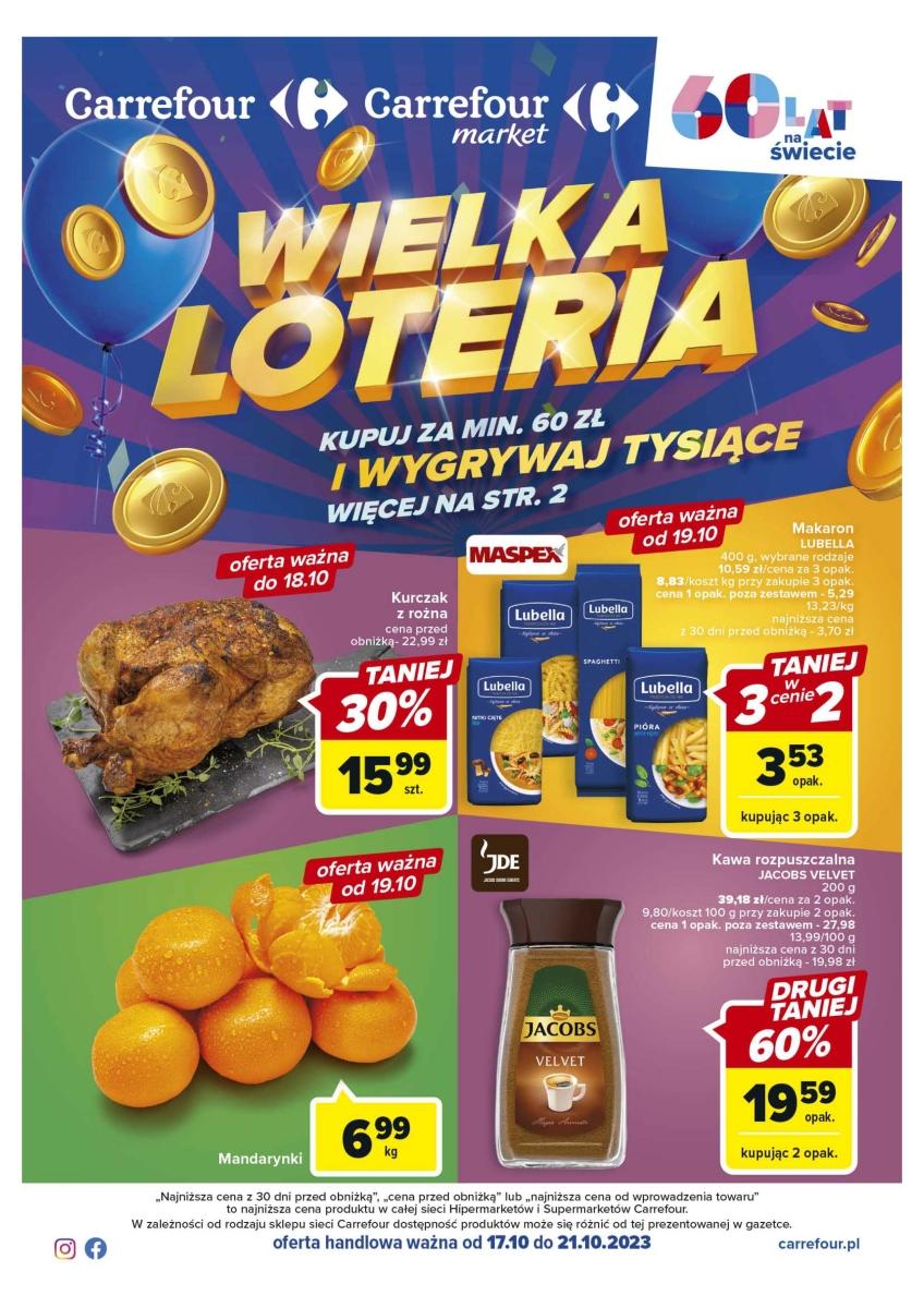 Gazetka promocyjna Carrefour str. 1